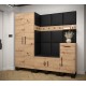 Garderoba z szafą, meble do przedpokoju, panele tapicerowane ARTIN 1